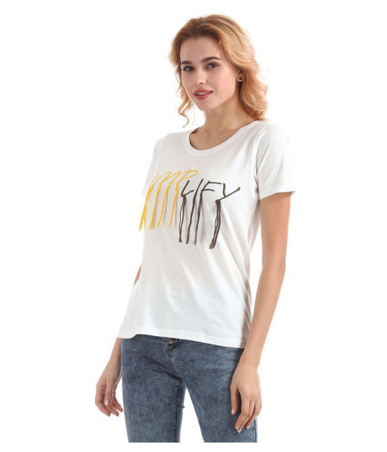 Sugr Cotton Regular Tops - White - M