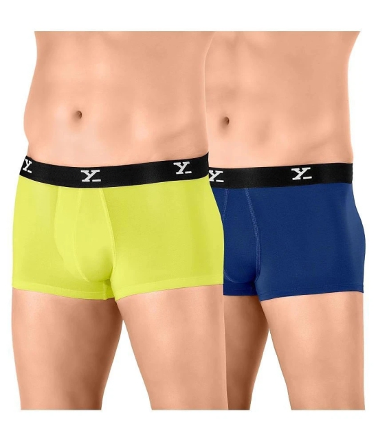 XYXX - Multicolor Modal Mens Trunks ( Pack of 2 ) - M