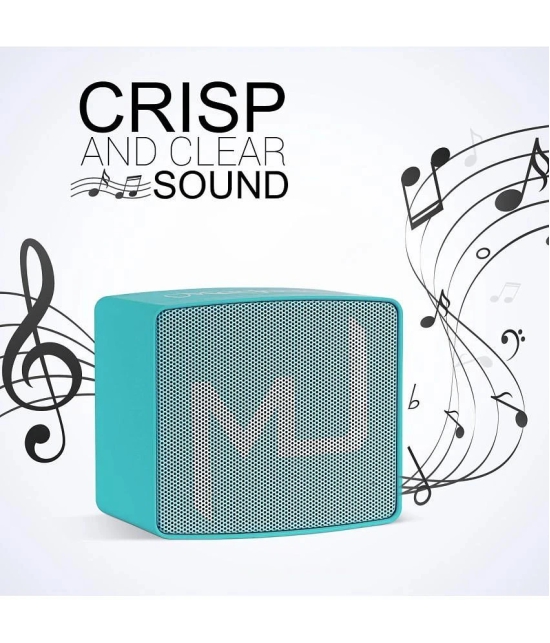 Macjack Wave 120 3 W Bluetooth Speaker Bluetooth v5.0 with Call function,3D Bass Playback Time 10 hrs Green - Green