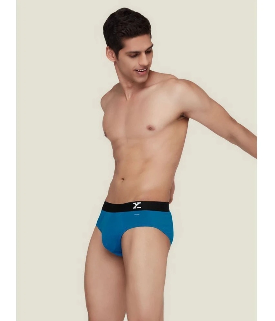 XYXX - Turquoise Cotton Mens Briefs ( Pack of 1 ) - None