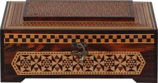 Handmade Sadeli Work Casket Box/Multipurpose Box by Garvi Gurjari