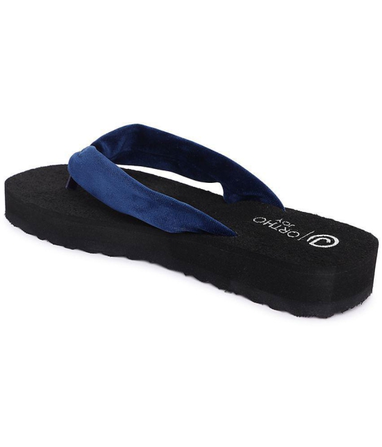 ORTHO JOY - Blue Women's Slipper - None