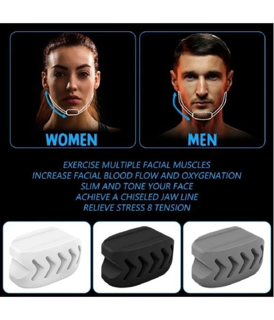 KALPVRUKSH ENTERPRISE Jaw Exerciser for Men Women,Safe Silicone Jaw Line