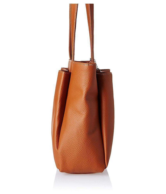 Fostelo - Tan  PU Shoulder Bag - Tan