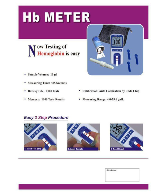 Mission Hemoglobin Meter MISSION Hb Hemoglobin