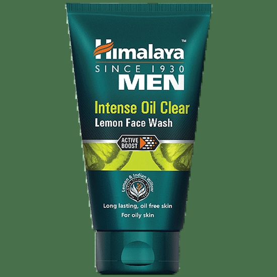 Himalaya Men Intense Oil Clear Lemon Face Wash, 50 Ml