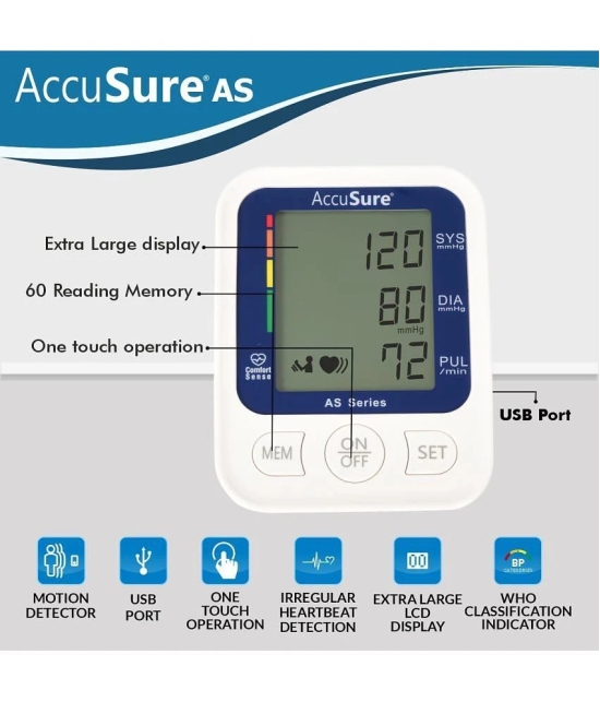 Accusure india Automatic Upper Arm Monitor