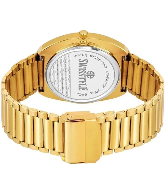 Swisstyle Gold Metal Analog Mens Watch