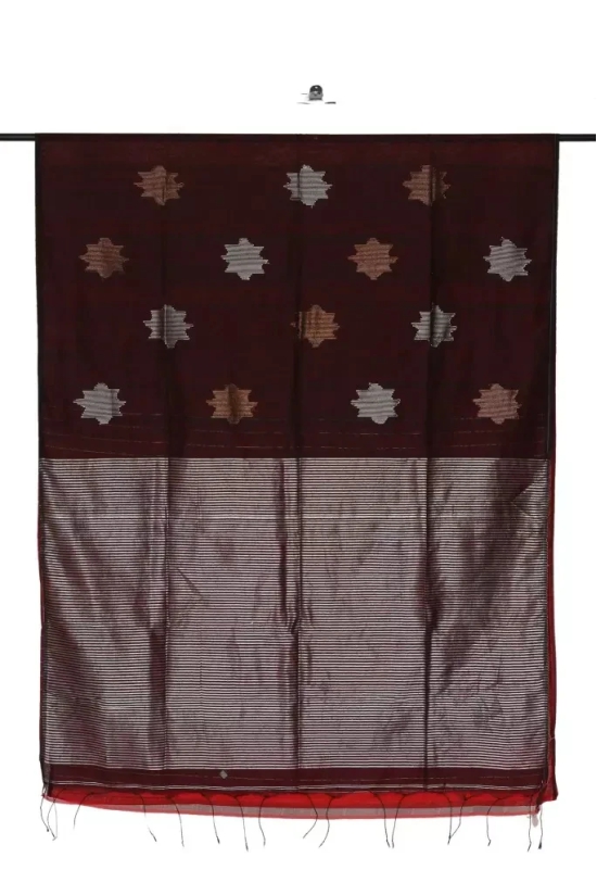 Tisser Cotton silk star  with blouse piece