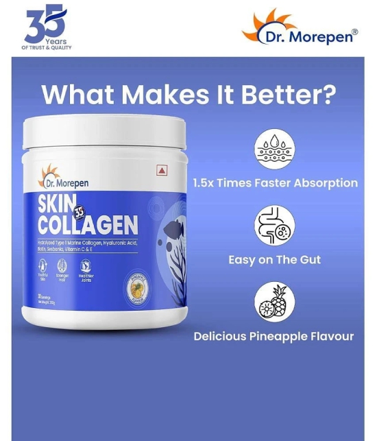 DR. MOREPEN Marine Collagen Skin Protein Powder For Healthy Skin Pineapple Flavour 250g