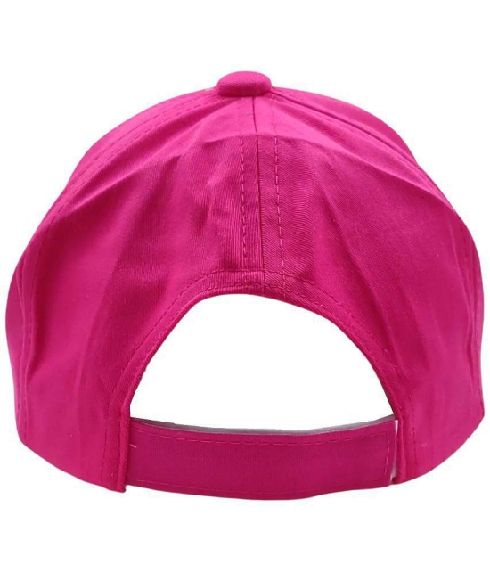 Zacharias Unisex Kids Cotton Cap kc-24 (Dark Pink_1-5 Years) (Pack of 1) - None