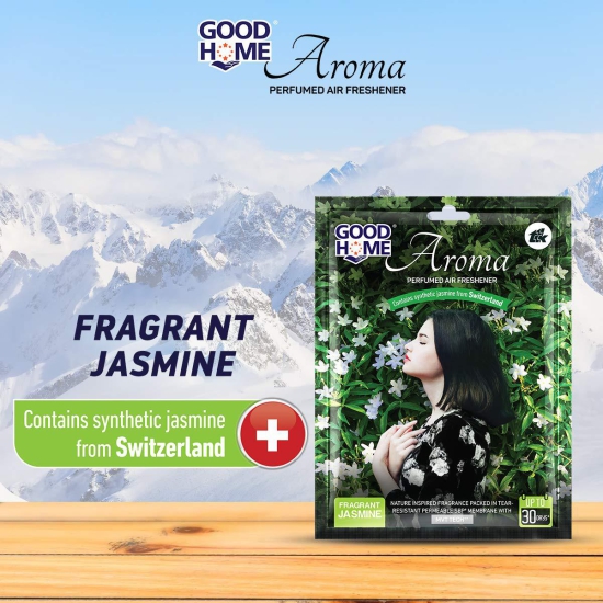 Good Home Aroma Perfumed Air Freshener- Fragrant Jasmine, 10g