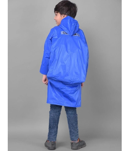 Dollar Rainguard Kids PVC Full Sleeve Solid Raincoat With Adjustable Hood and Pocket - None