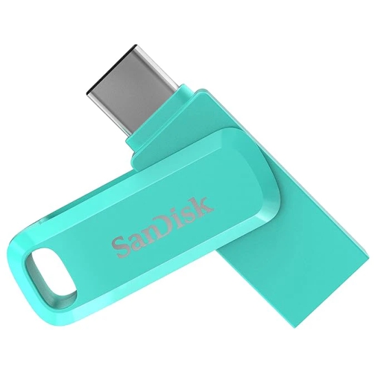 SanDisk Ultra Dual Drive Go 256GB USB 3.0 Type C Pen Drive for Mobile (Mint Green, 5Y)