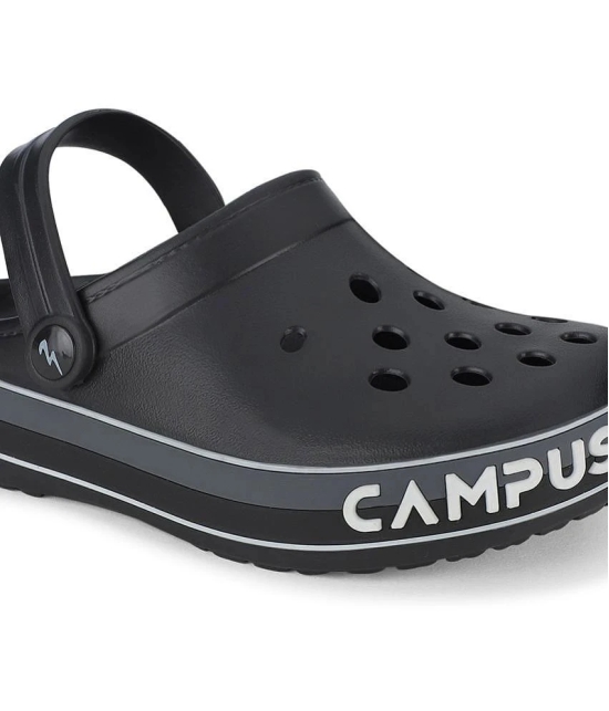 Campus - Black Mens Clogs - None