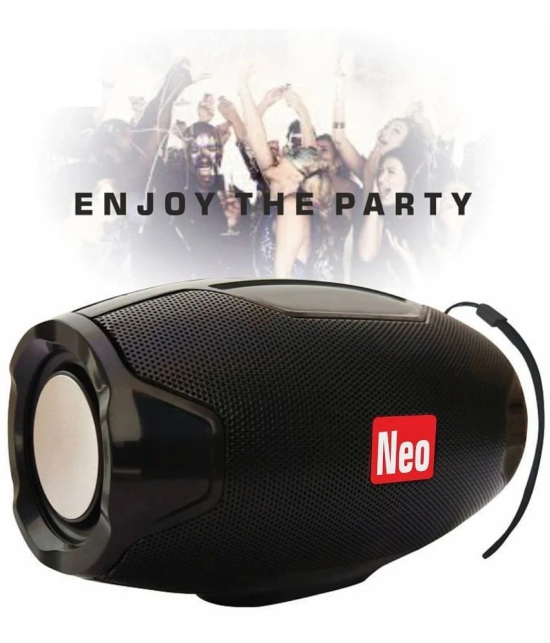 Neo N42 10 W Bluetooth Speaker Bluetooth V 5.2 with USB Playback Time 6 hrs Black - Black