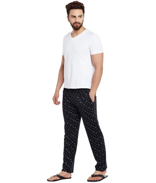 Vimal Jonney Black Cotton Trackpants Single - None