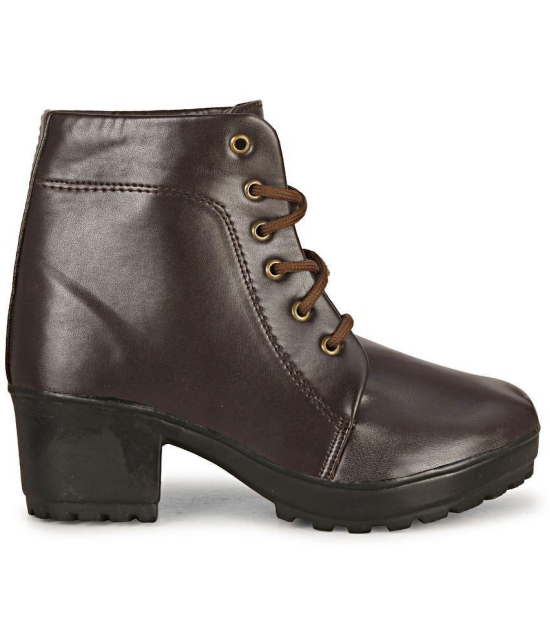 Saheb - Brown Women's Ankle Length Boots - None