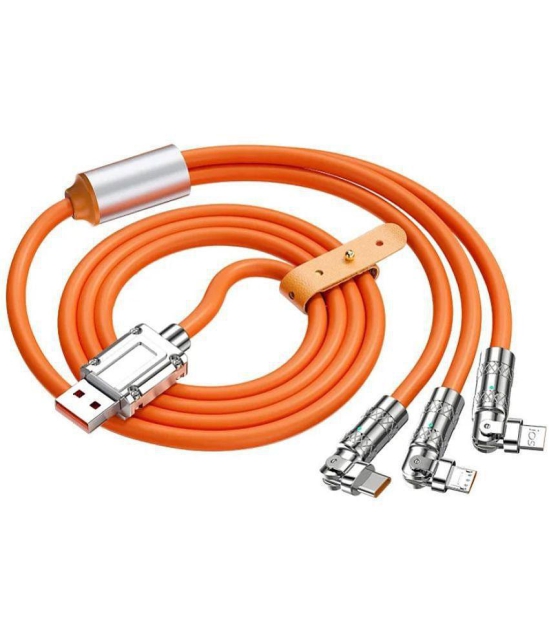 Life Like - Orange 5 A Multi Pin Cable 1.2 Meter - Orange