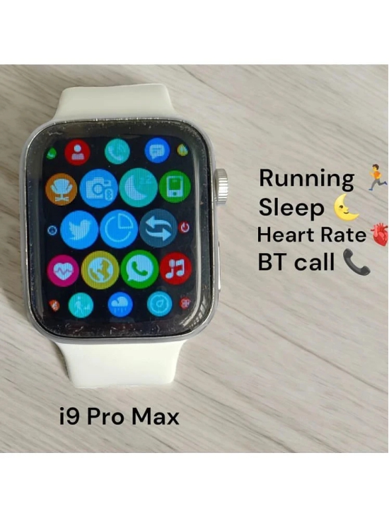 SAMSURTHI i 9 pro max White Smart Watch