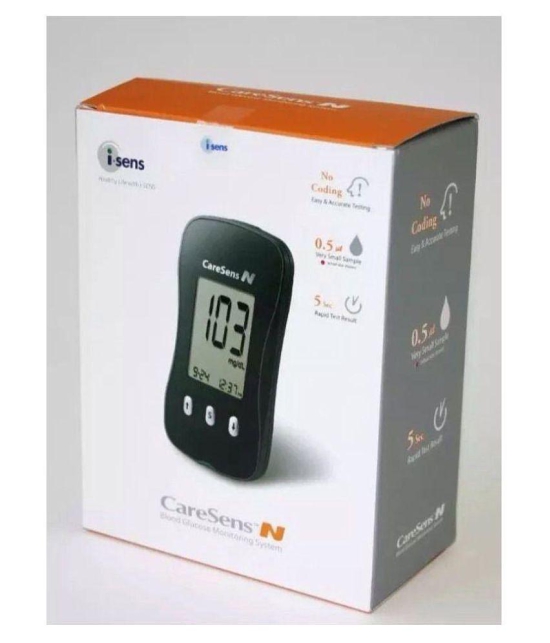 ISENSE Caresens Glucometer Caresens Glucometer Expiry July 2024