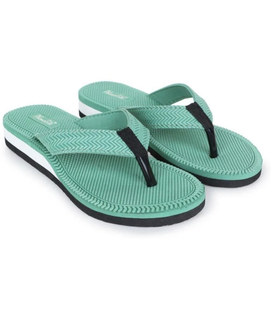 Phonolite Sea Green Womens Flip Flop - None