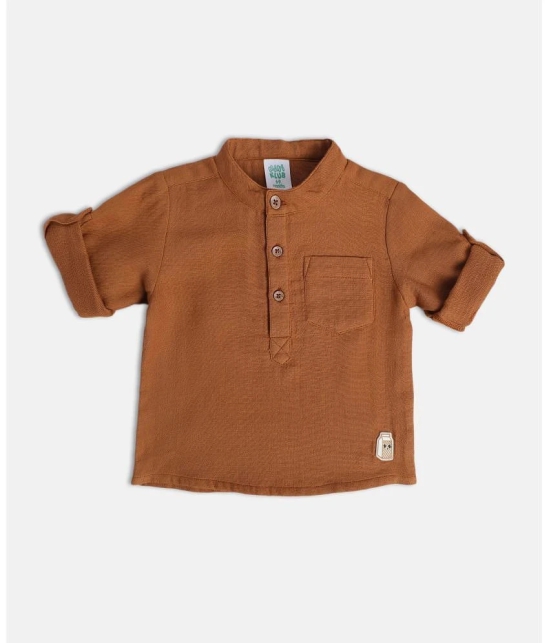 MINI KLUB - Brown Baby Boy Shirt ( Pack of 1 ) - None