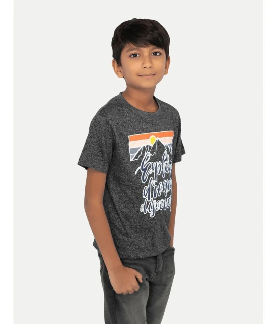 Radprix Black Cotton Blend Boys T-Shirt ( Pack of 1 ) - None