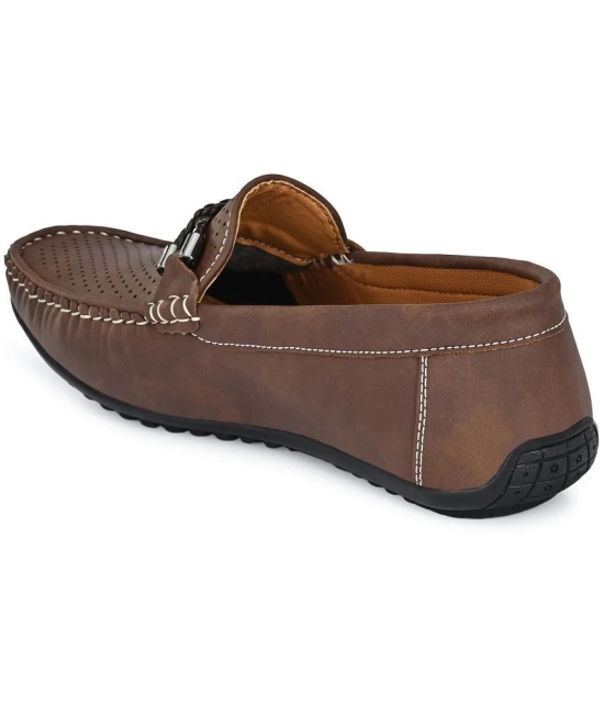 Leeport Brown Mens Slip on - 6