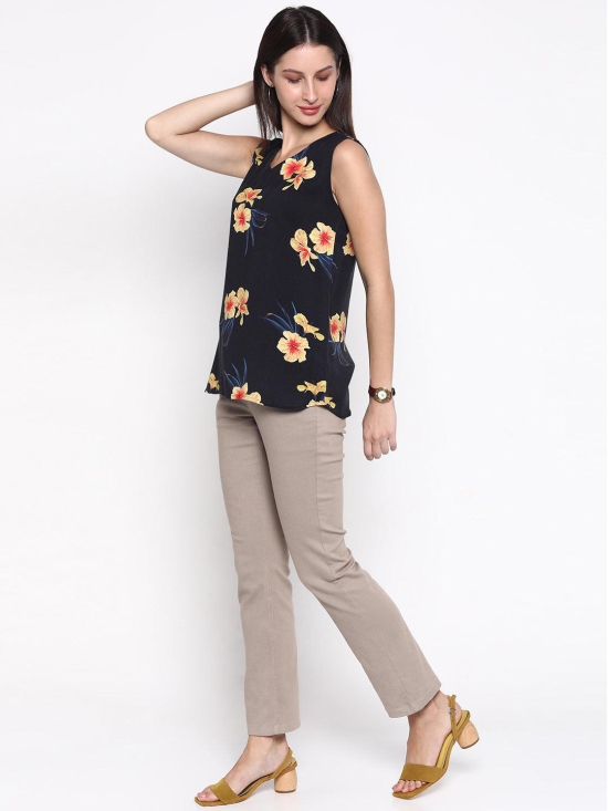 Hibiscus 'Viscose' Floral Sleeveless Top-L