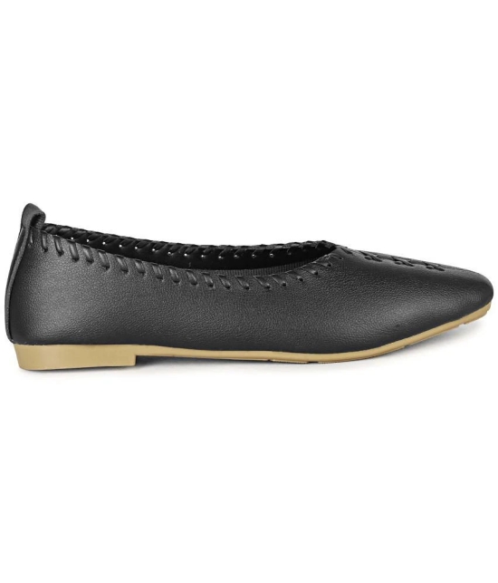 Ishransh Black Womens Casual Ballerinas - None