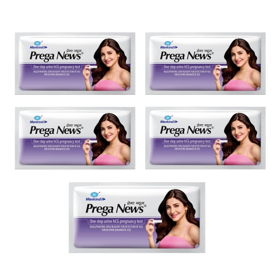 Mankind at home one step urine HCG Pregnancy Test Kit (5 Tests)