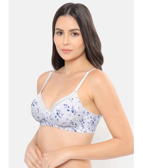 Amante - White Nylon Heavily Padded Womens Plunge Bra ( Pack of 1 ) - None