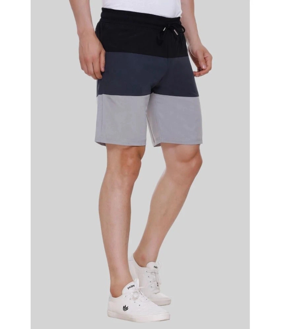 LEEBONEE Grey Polyester Mens Shorts ( Pack of 1 ) - None