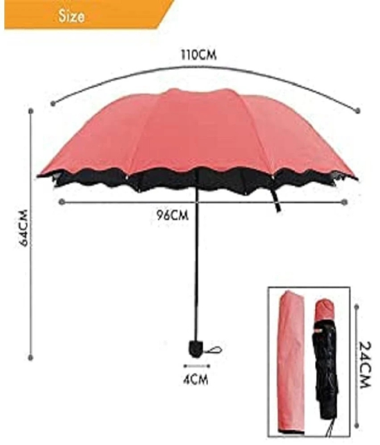 Anjal Trader Pink 1 Fold Umbrella - Pink