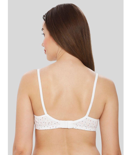 ILRASO - White Cotton Non Padded Women's T-Shirt Bra ( Pack of 1 ) - None