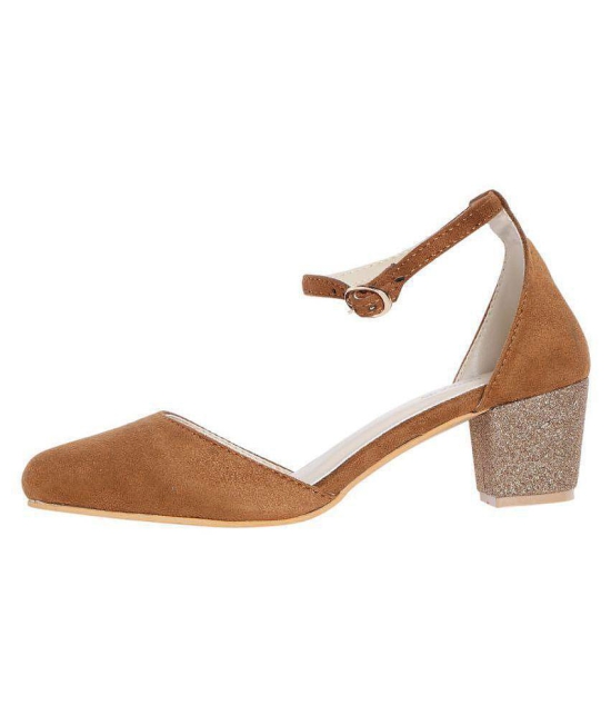 MARC LOIRE Brown Block Heels - None