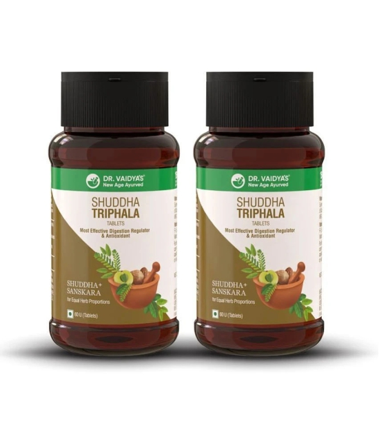 Dr. Vaidyas Shuddha Triphala Tablets | (60 Tablets) Pack of 2