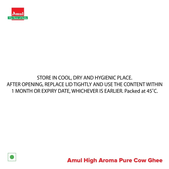 AMUL HIGH AROMA COW GHEE 200 ML JAR