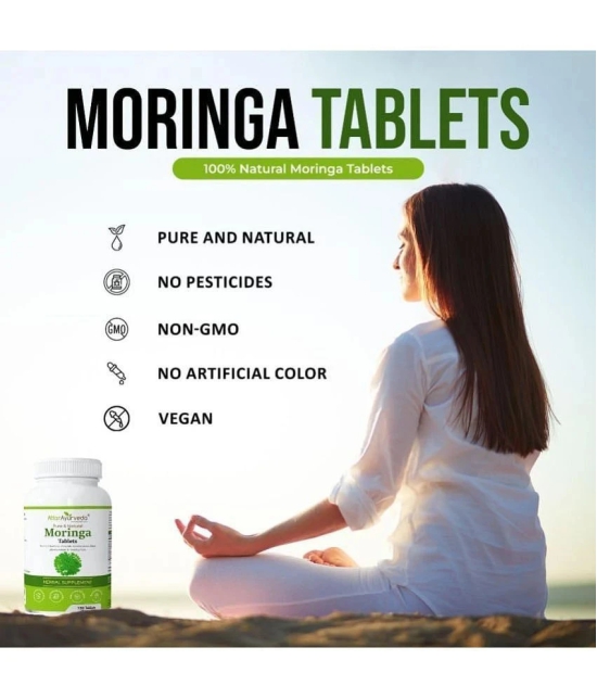 Attar Ayurveda Moringa Tablets 120 Tablets, 500 mg each | Pure and Natural, Highly Nutritious