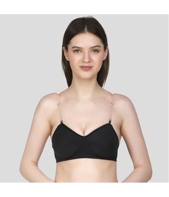 TCG - White Cotton Blend Non Padded Womens Push Up Bra ( Pack of 2 ) - None