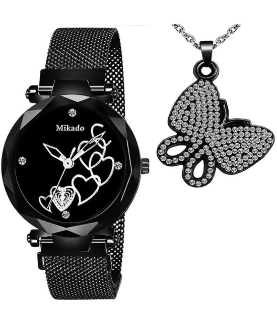 Mikado - Black Silicon Analog Womens Watch