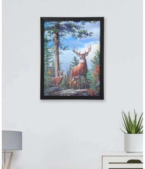 Saf 5D Animal Painting With Frame