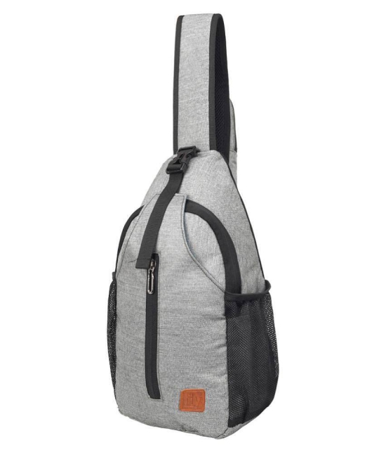 Fly Fashion Light Grey 6 Ltrs Backpack