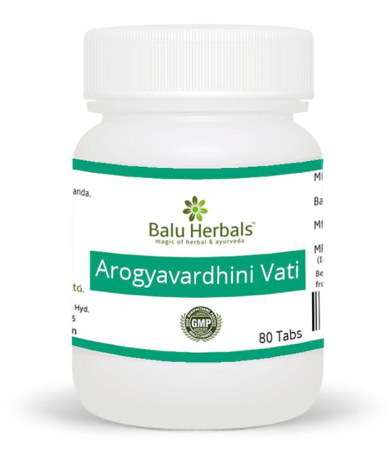 Balu Herbals Arogyavardini Vati 80T Tablet 250 mg