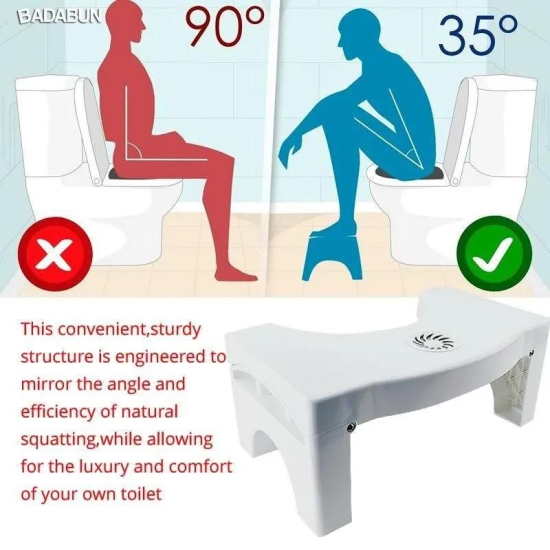 Premium Foldable Anti-Constipation Stool with Air Freshener