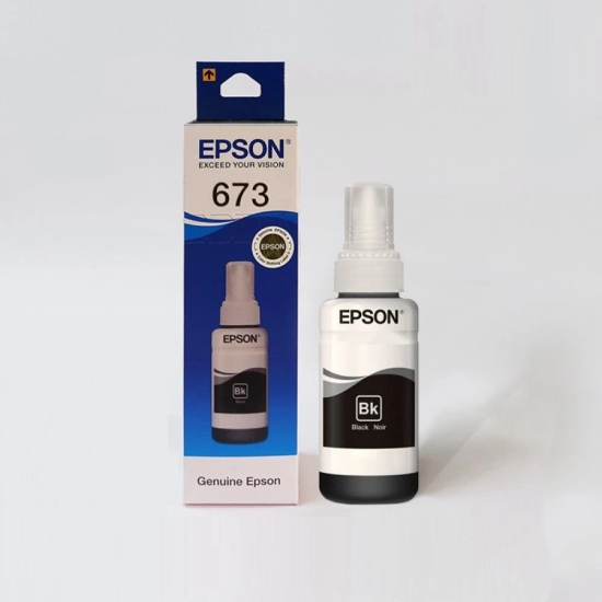 Epson T6731 / 673 Black Genuine Ink Bottle 70 ml-Black