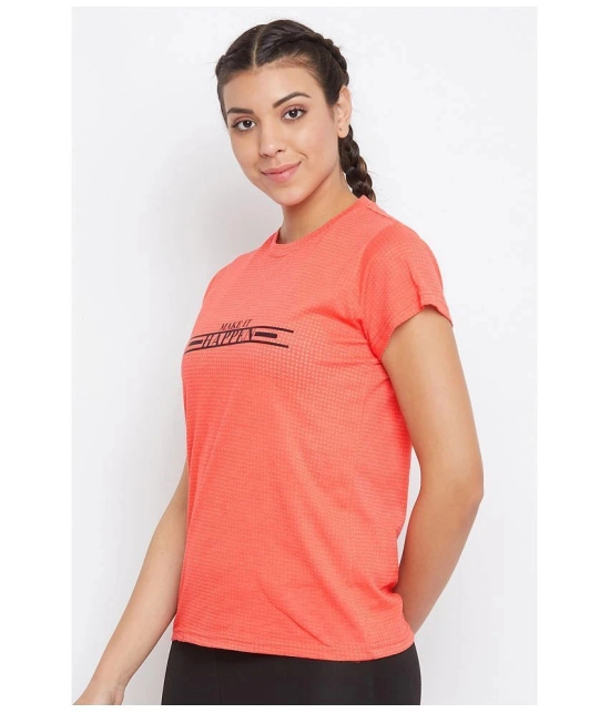 Clovia Orange Cotton Tees - Single - S