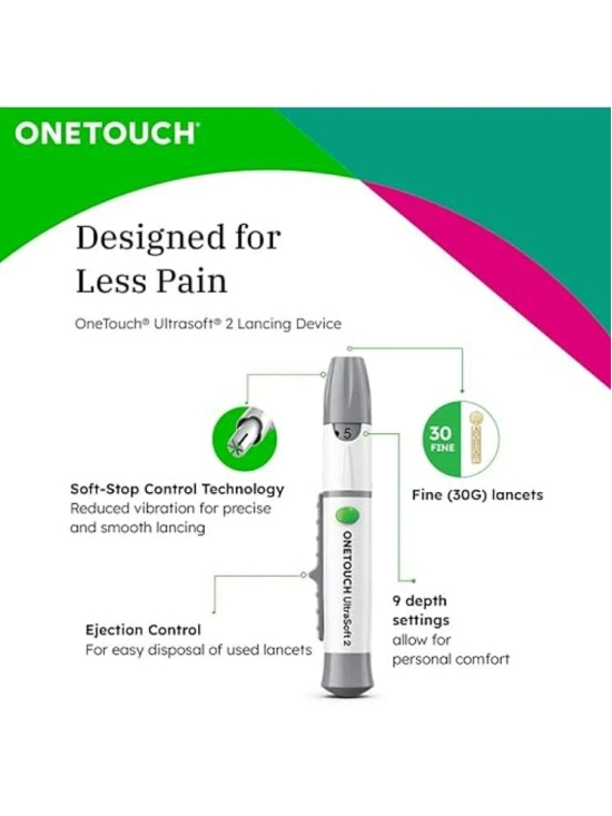 Onetouch Select Plus Simple Glucometer | Free 10 Test Strips + 10 Lancets + 1 La Meter 10 Test Strips