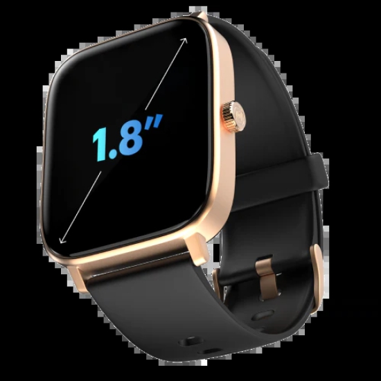 Noise Colorfit Icon 2 - 1.8'' Display with Bluetooth Calling, AI Voice Assistant Smartwatch Midnight Gold